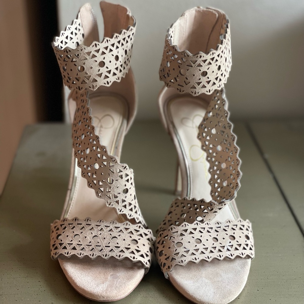 Jessica Simpson heels, Size 6, Gently worn once; great condition- like new.